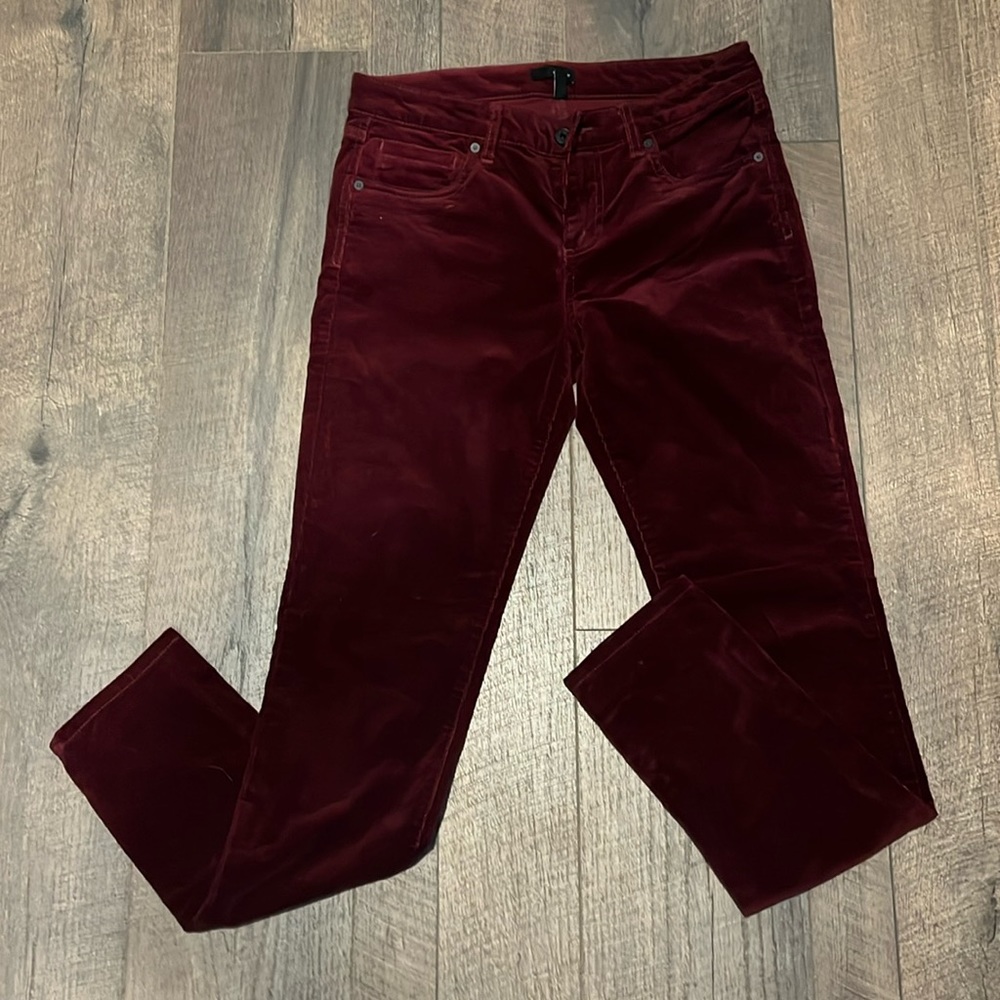 Edyson skinny maroon skinny corduroy jeans